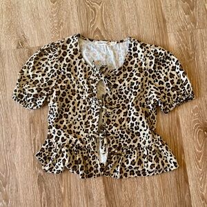 Animal Print Blouse